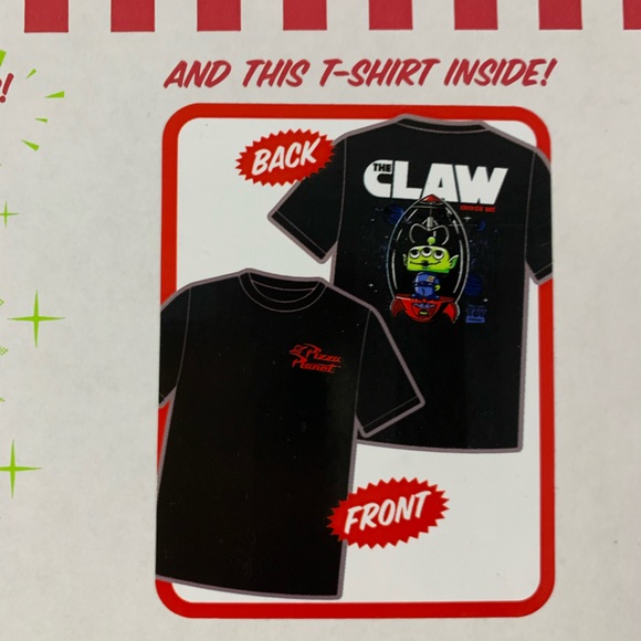 Toy Story GlitterTranslucent Alien Funko & Pizza Planet Tee BoxLunch Ltd.Edition - Picture 5 of 12